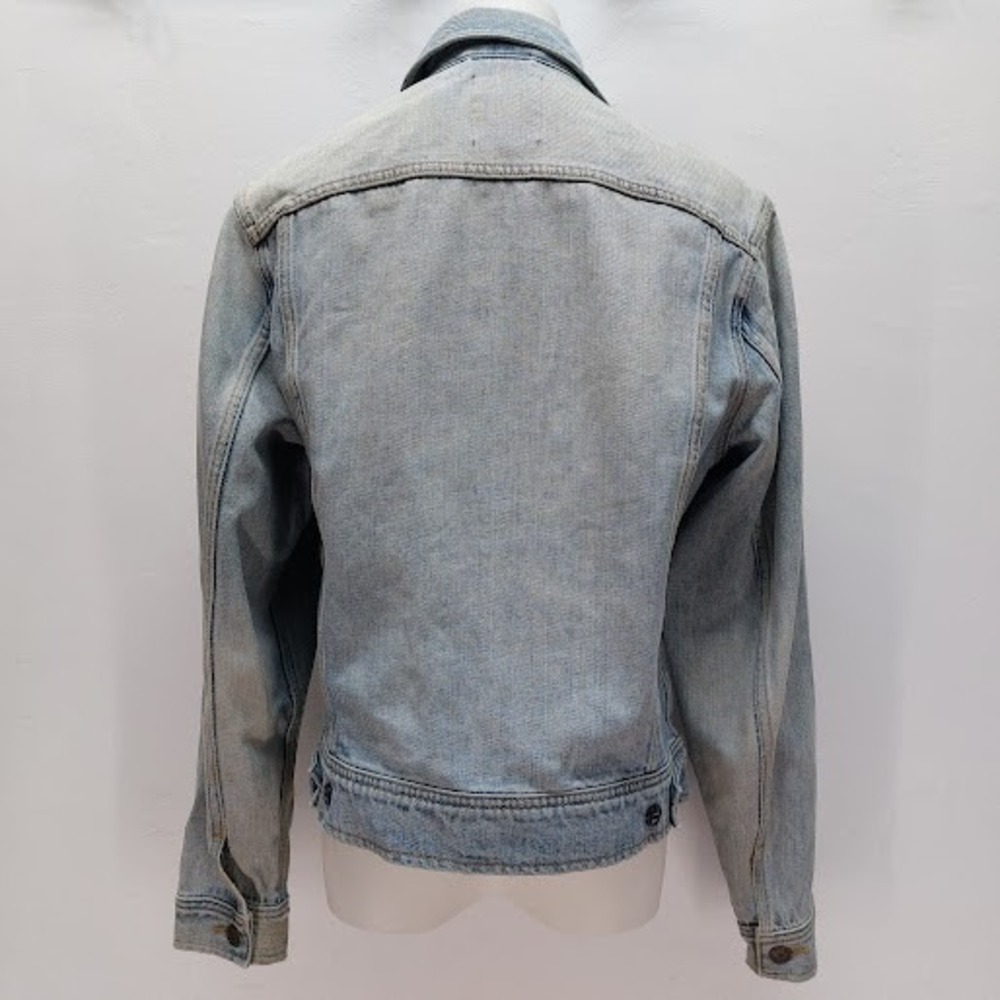 Wilfred Free Denim Jacket Women's Small Light Blue Cotton Button Up‎ Casual Norm - Picture 3 of 9